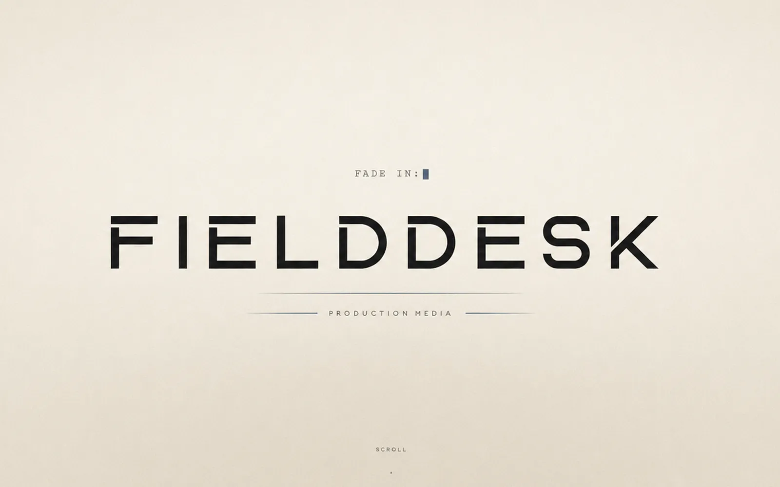 FieldDesk Production Media — cover